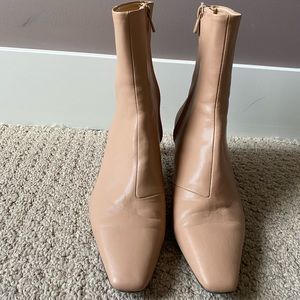 H&M ankle booties in beige